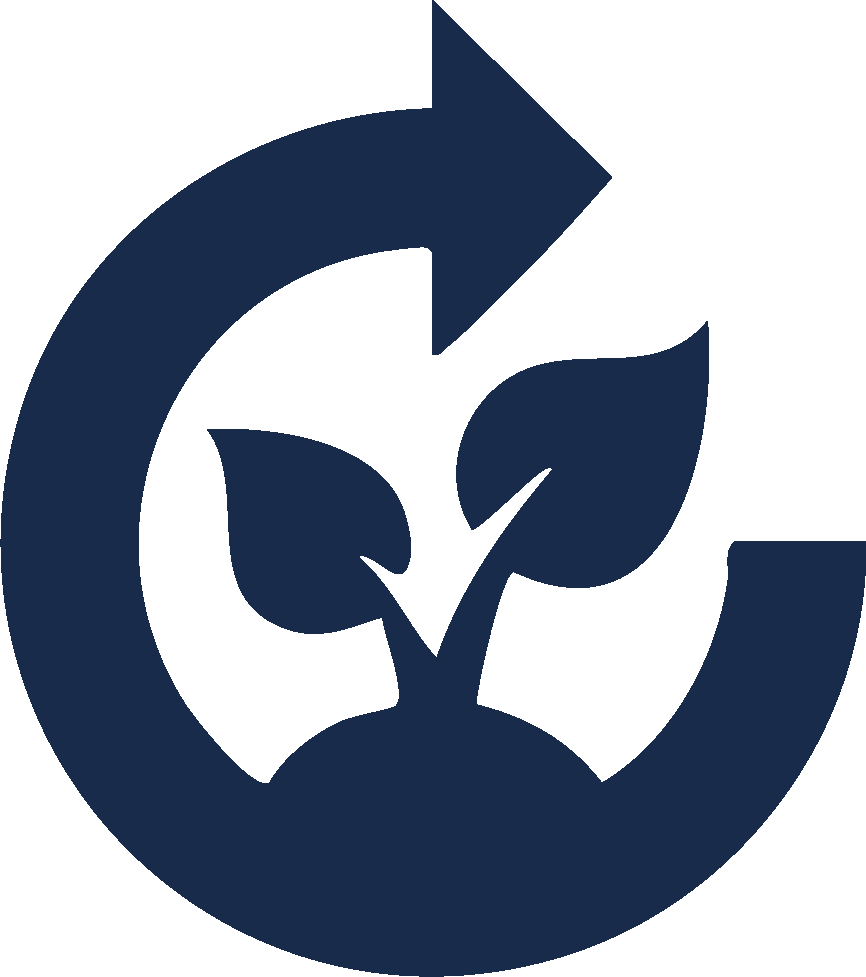 Ekologisk hållbarhet symboliserat av växter.